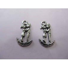 Charm Nickel Antiqued